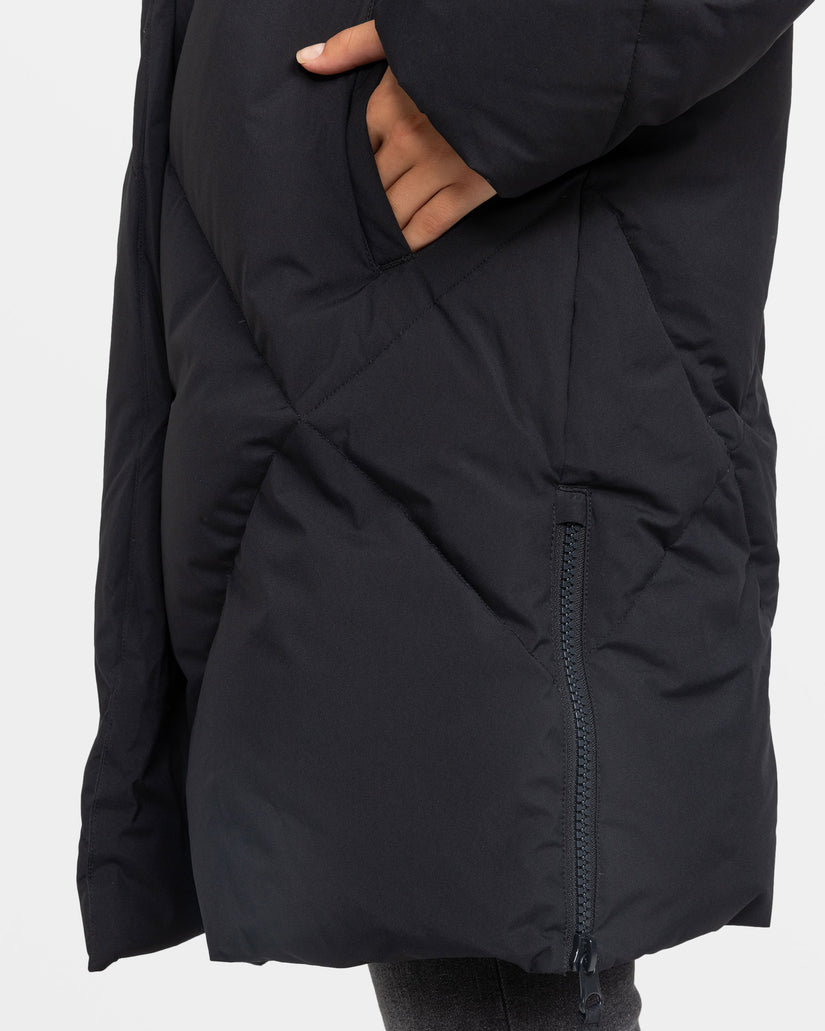 Women Roxy® Abbie Insulated Jackets Black | YVDL-93546