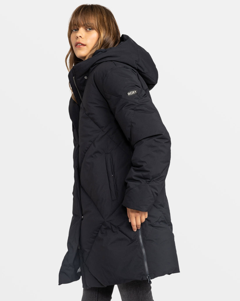 Women Roxy® Abbie Insulated Snowboard Jackets Black | YZAF-51638