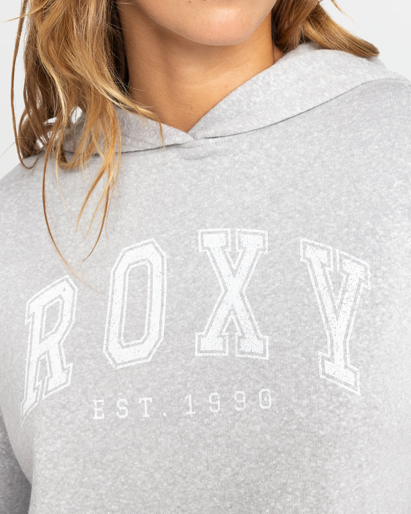 Women Roxy® Afternoon Hike Crop Hoodie Grey | KJXE-83502