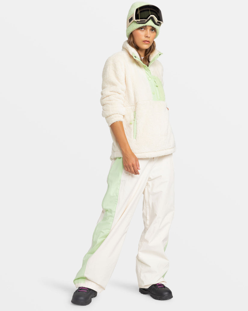 Women Roxy® Alabama Mock Neck Sweatshirt White | DBPO-23154