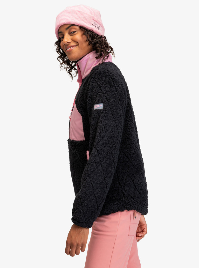 Women Roxy® Alabama Technical Fleece Black | CUWK-54208