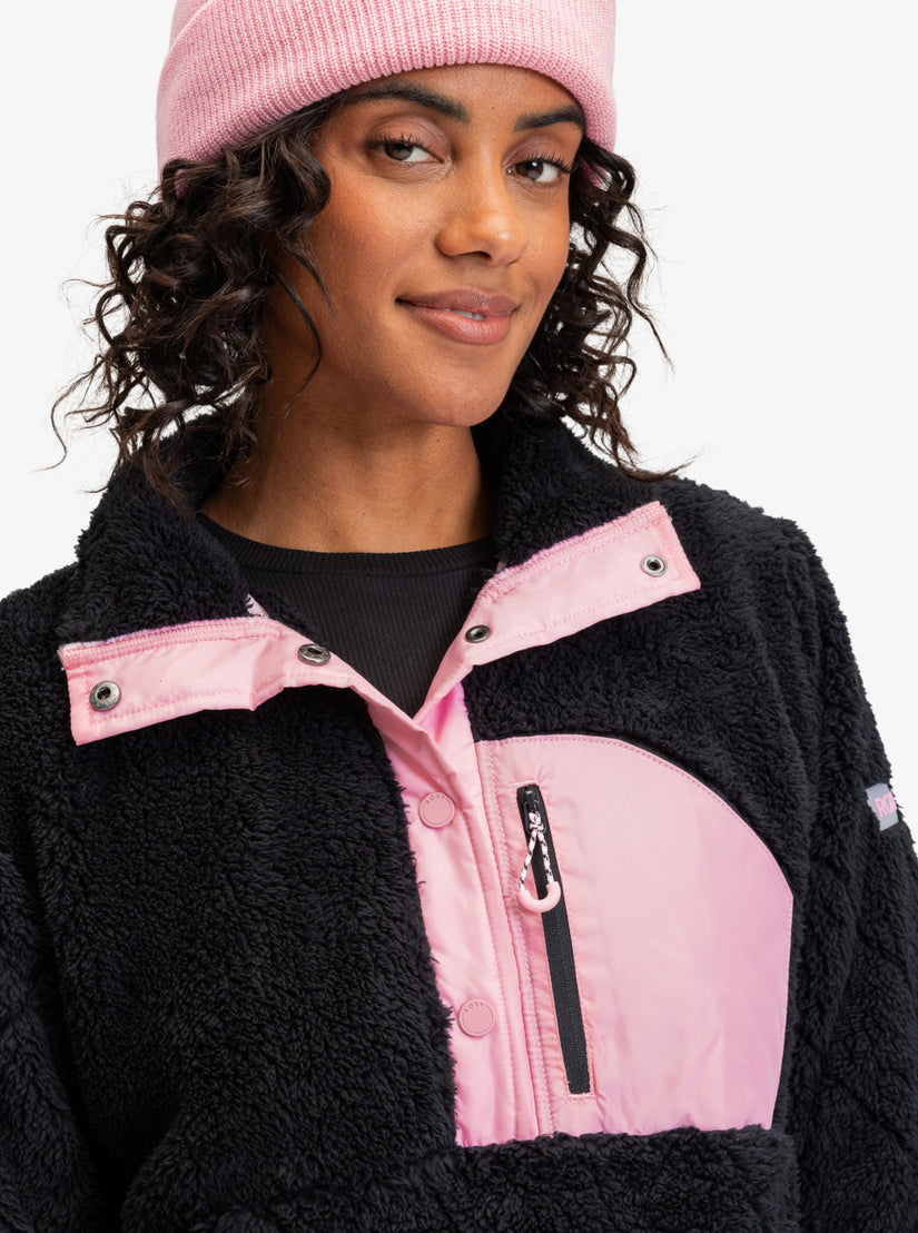 Women Roxy® Alabama Technical Fleece Black | CUWK-54208