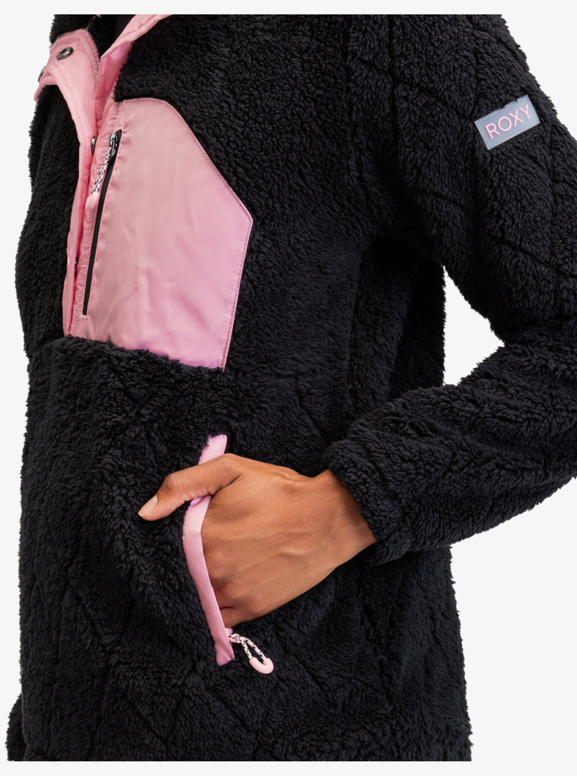 Women Roxy® Alabama Technical Fleece Black | CUWK-54208
