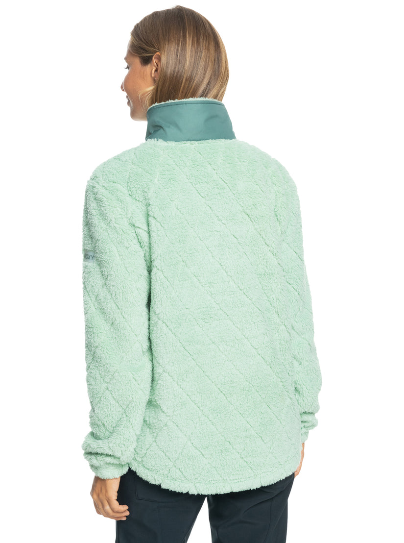 Women Roxy® Alabama Technical Fleece Green | WJUP-15802