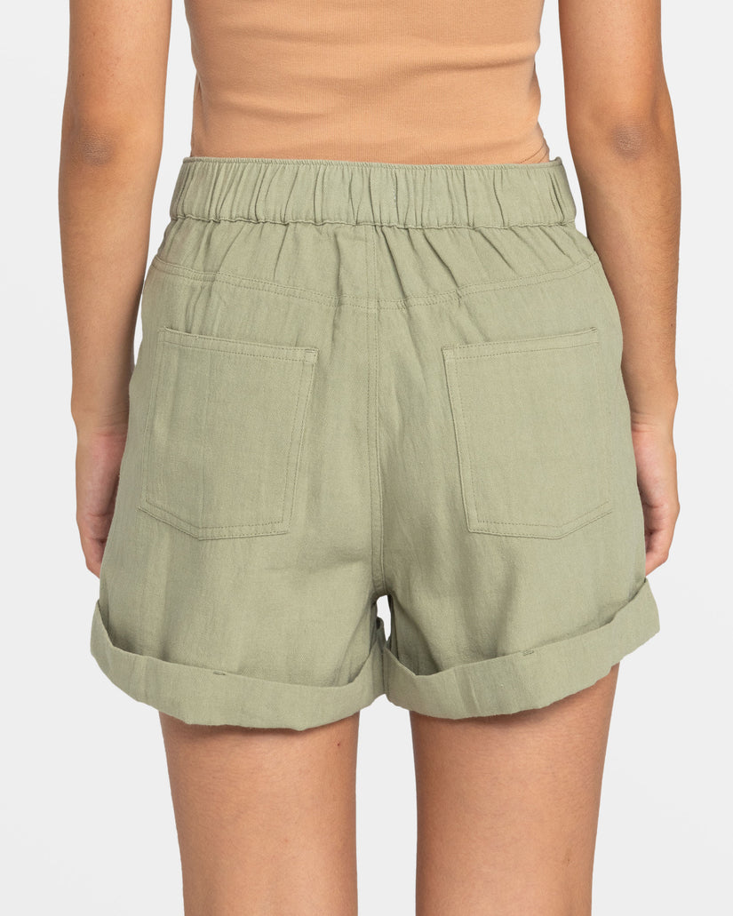 Women Roxy® Alta Casual Shorts Green | DPYT-17659
