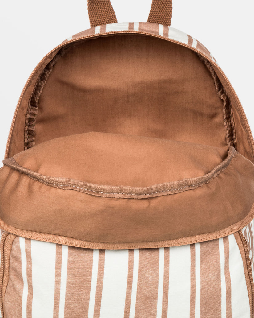 Women Roxy® Always Core Canvas Extra Small Backpack Brown Stripes | AMNY-38974