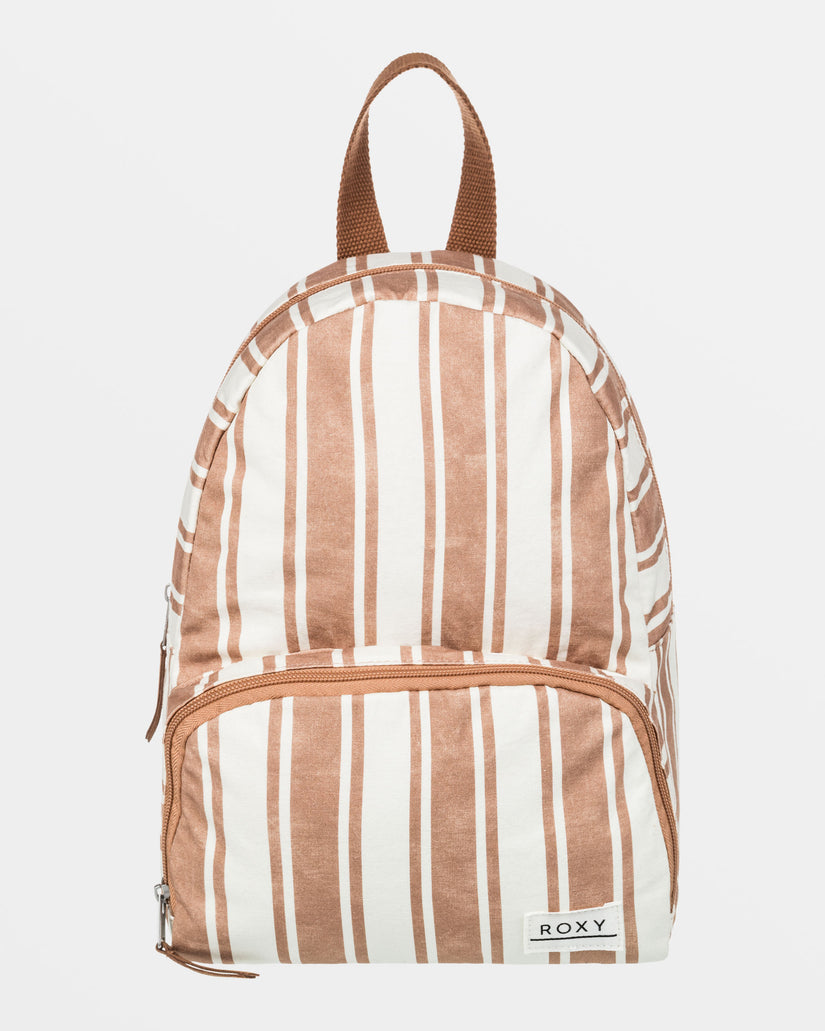 Women Roxy® Always Core Canvas Extra Small Backpack Brown Stripes | AMNY-38974