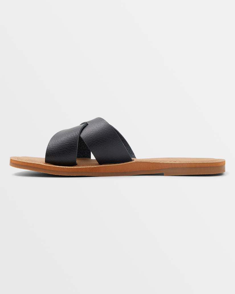 Women Roxy® Andreya Sandals Black | VCHD-39827