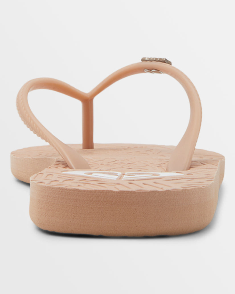 Women Roxy® Antilles II Flip Flops Brown | UMDY-24586