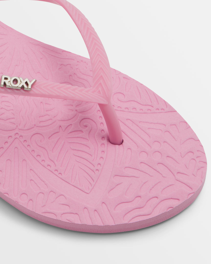 Women Roxy® Antilles II Flip Flops Purple | LRFI-18236