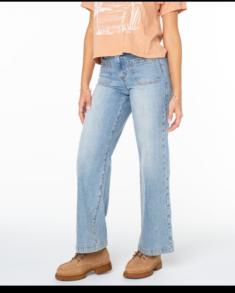 Women Roxy® Baby Baby Jeans Blue | MVNI-32418