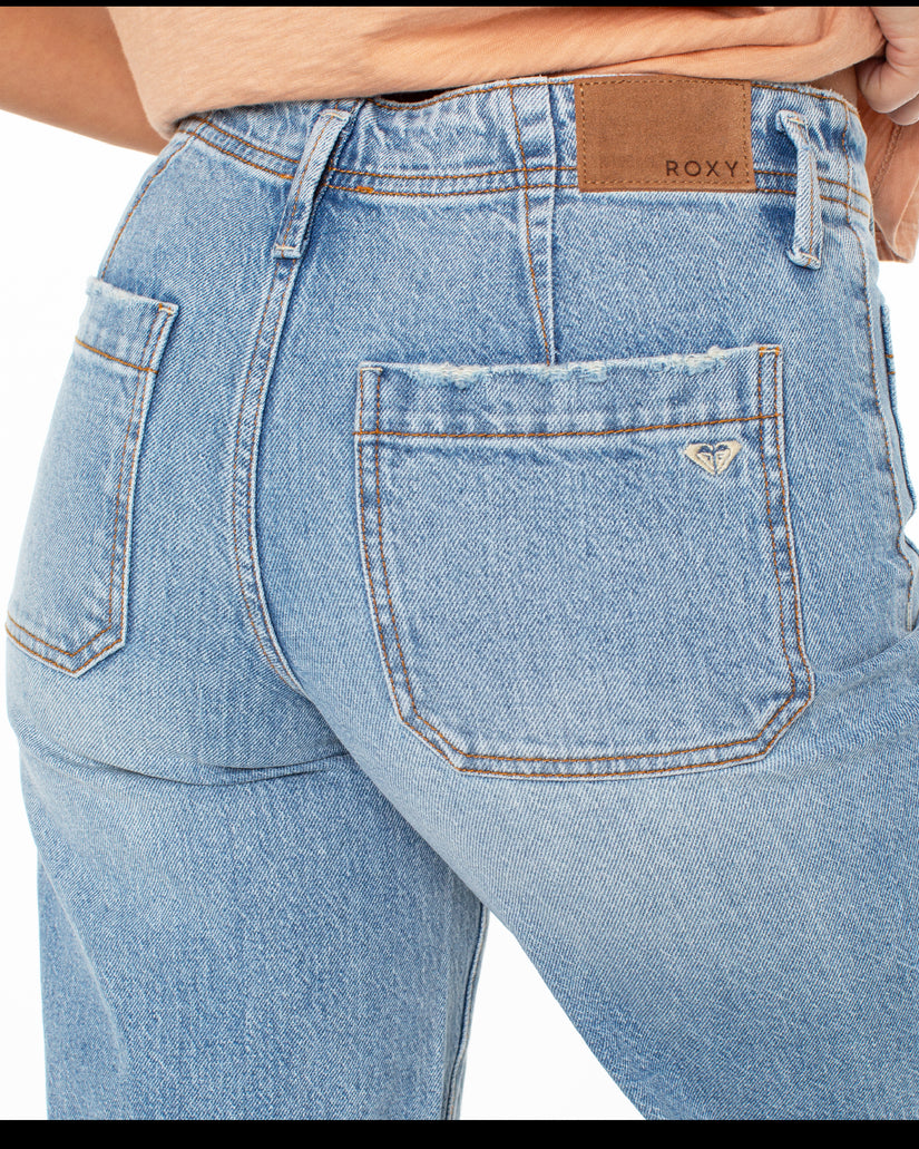 Women Roxy® Baby Baby Jeans Blue | MVNI-32418