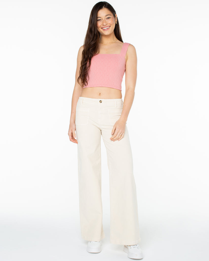 Women Roxy® Baby Baby Wide Leg Corduroy Pants White | VMLW-13876