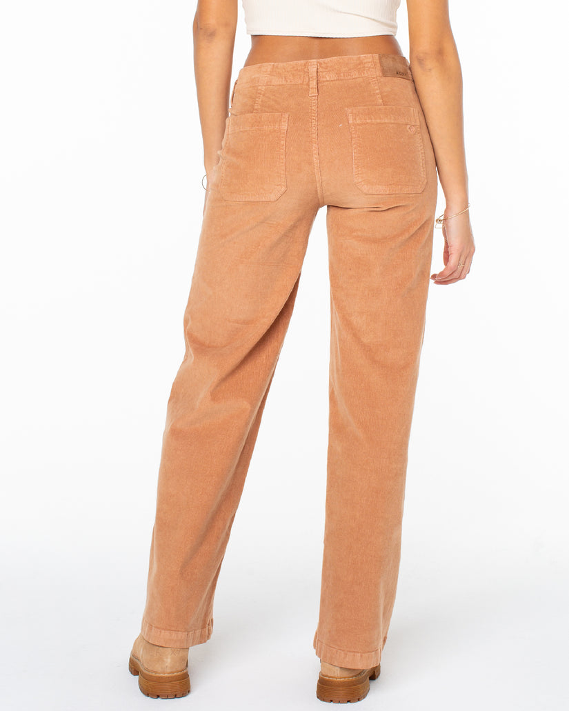 Women Roxy® Baby Baby Wide Leg Corduroy Pants Brown | OFXC-34592