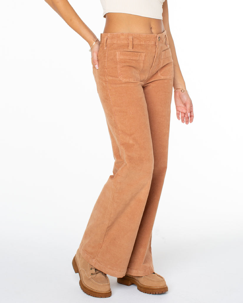 Women Roxy® Baby Baby Wide Leg Corduroy Pants Brown | OFXC-34592