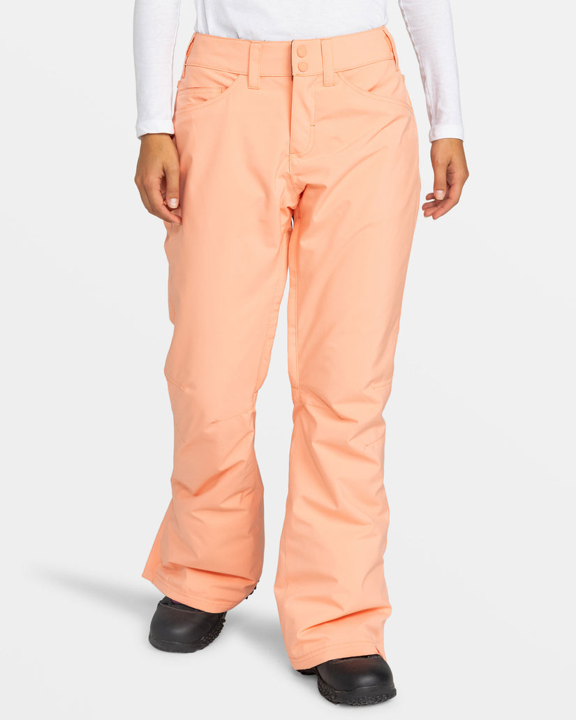 Women Roxy® Backyard Snowboard Pants Orange | NYVC-81923