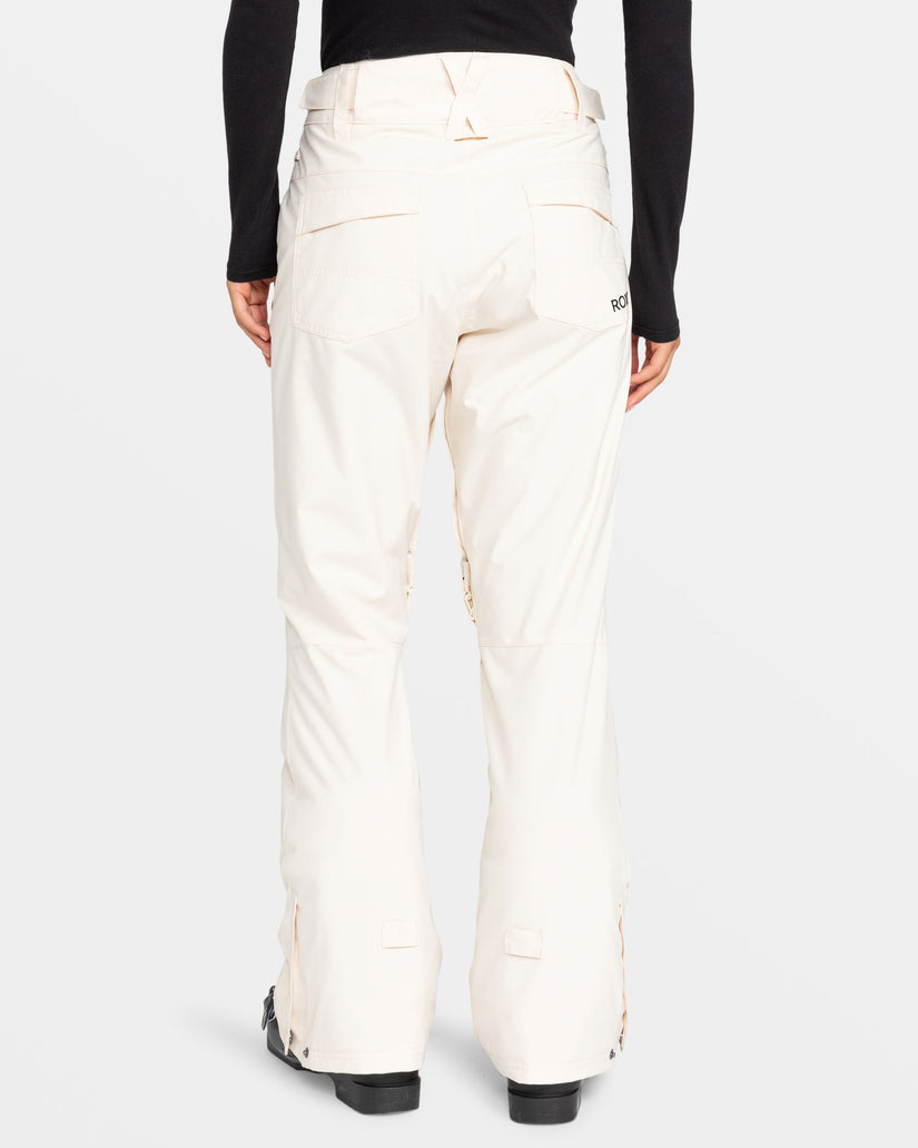 Women Roxy® Backyard Snowboard Pants White | XQZL-95362