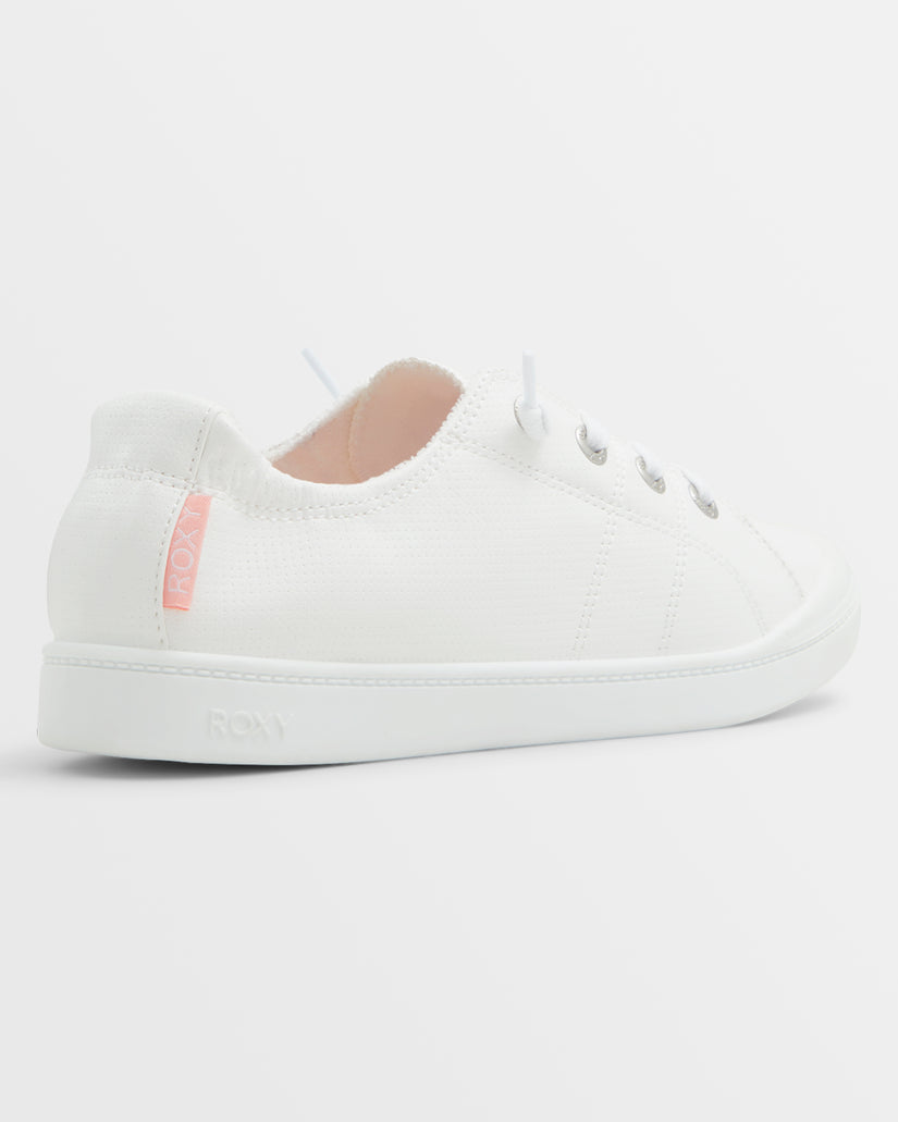 Women Roxy® Bayshore Plus LX Sneakers White | KXAT-01265