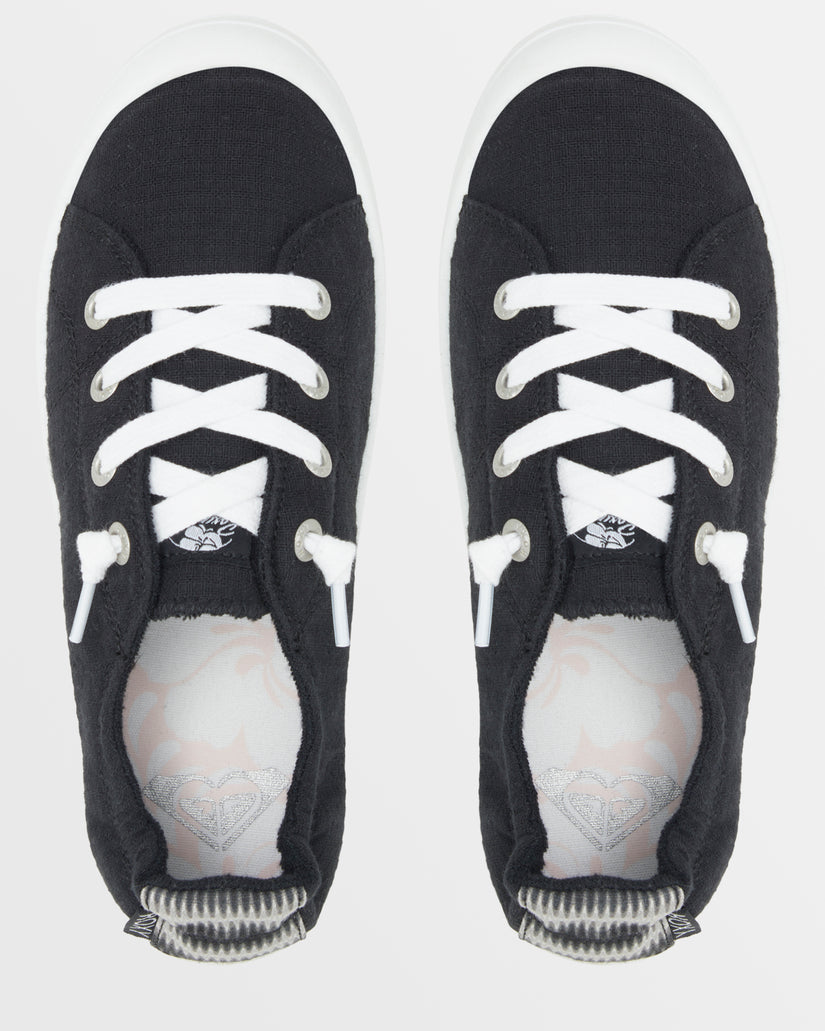 Women Roxy® Bayshore Plus Sneakers Black | ROIM-80527