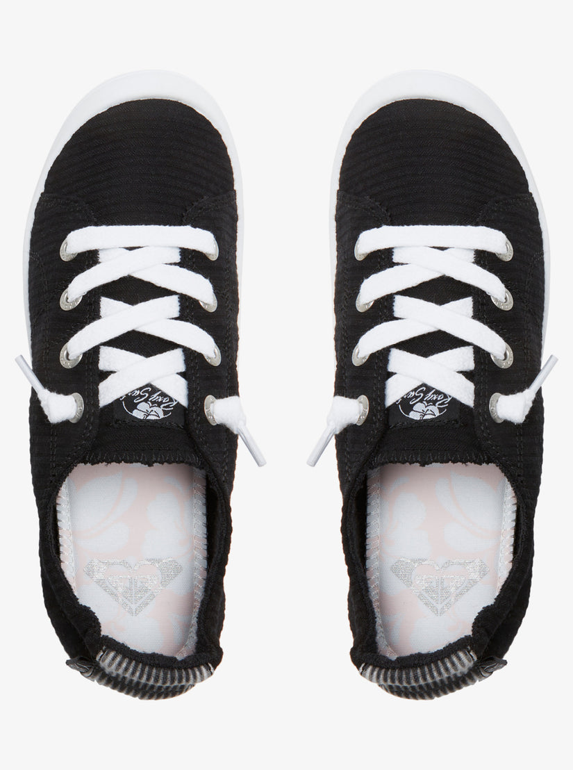 Women Roxy® Bayshore Plus Sneakers Black | ROIM-80527