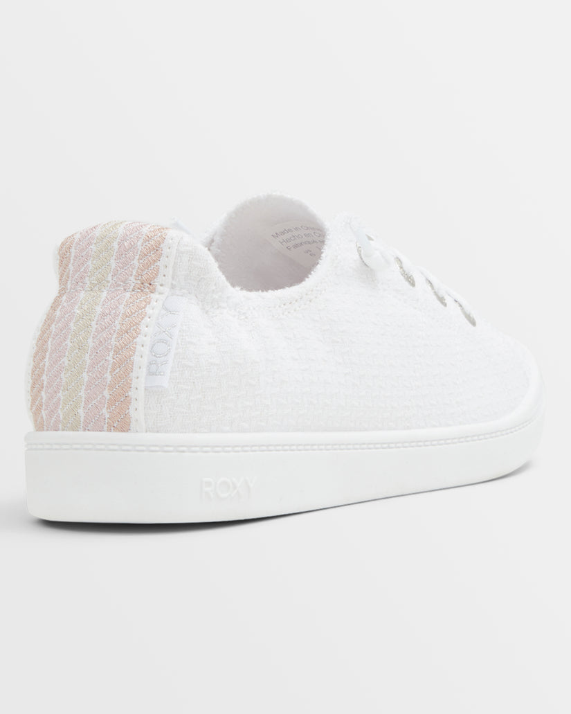 Women Roxy® Bayshore Plus Sneakers White | CNYU-57908