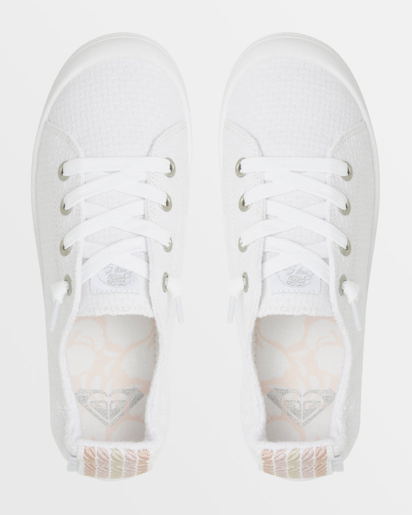Women Roxy® Bayshore Plus Sneakers White | CNYU-57908