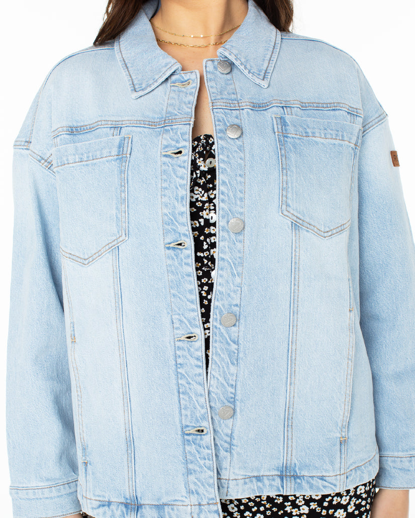 Women Roxy® Beach Babe Jackets Blue | DZNV-51038