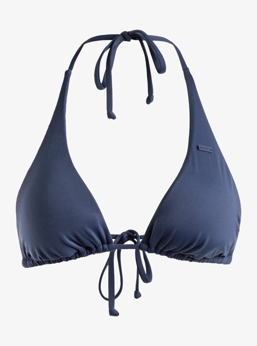 Women Roxy® Beach Classics Elongated Triangle Bikini Tops Indigo | XKIU-97012