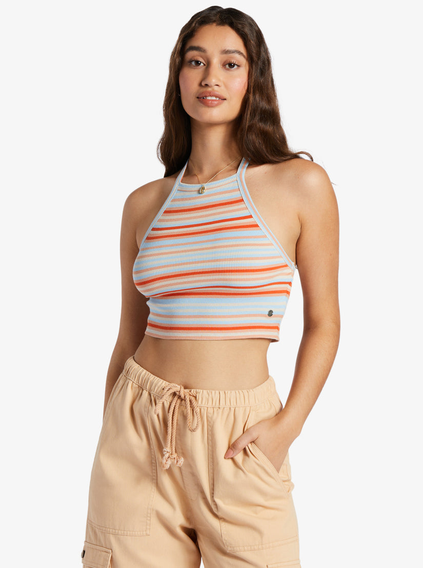 Women Roxy® Beach Cruiser Crop Tops Stripes | LJZW-45973