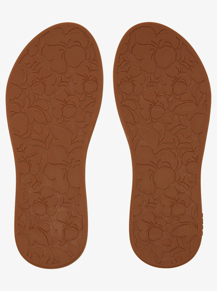 Women Roxy® Beachie Breeze Sandals Brown | FXKY-30952