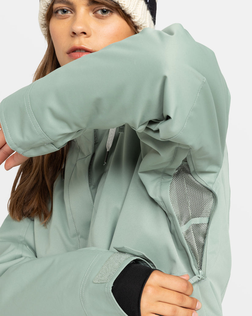 Women Roxy® Billie Snowboard Jackets Green | EIYV-74508