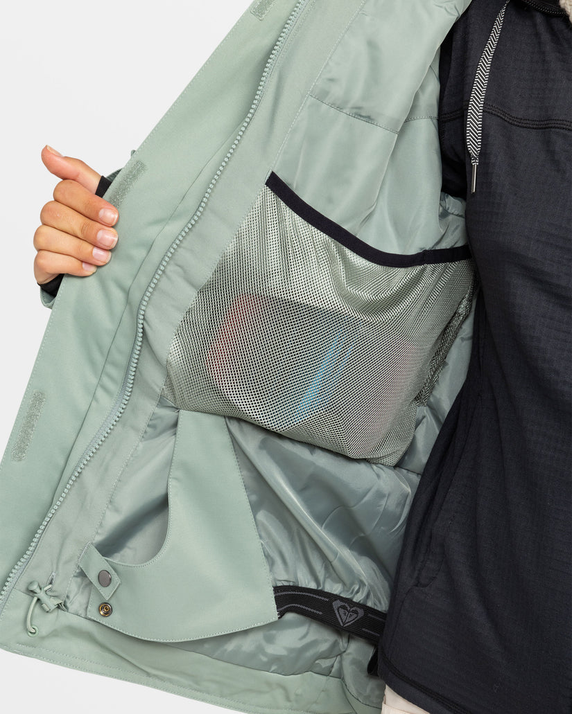 Women Roxy® Billie Snowboard Jackets Green | EIYV-74508