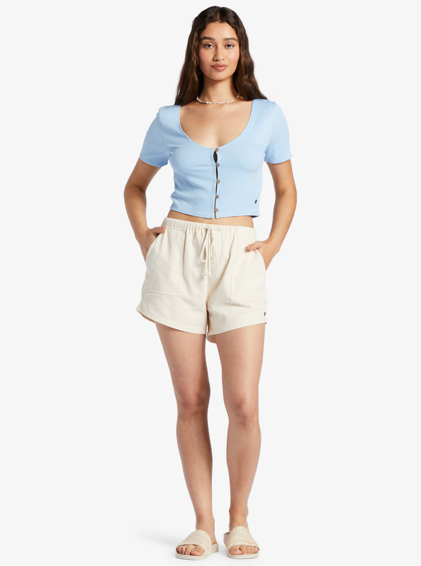 Women Roxy® Born With It Crop Tops Blue | MLNA-48907