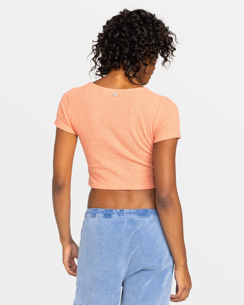 Women Roxy® Born With It Cropped Tops Pink | XSGM-02145