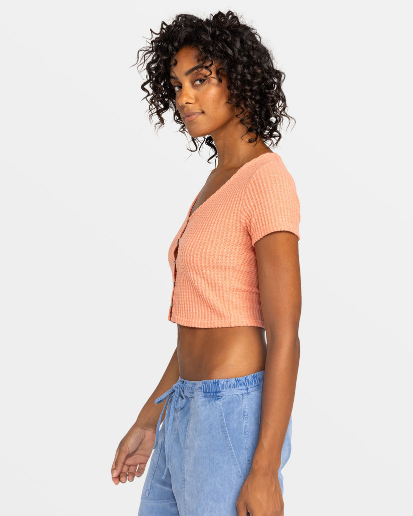 Women Roxy® Born With It Cropped Tops Pink | XSGM-02145
