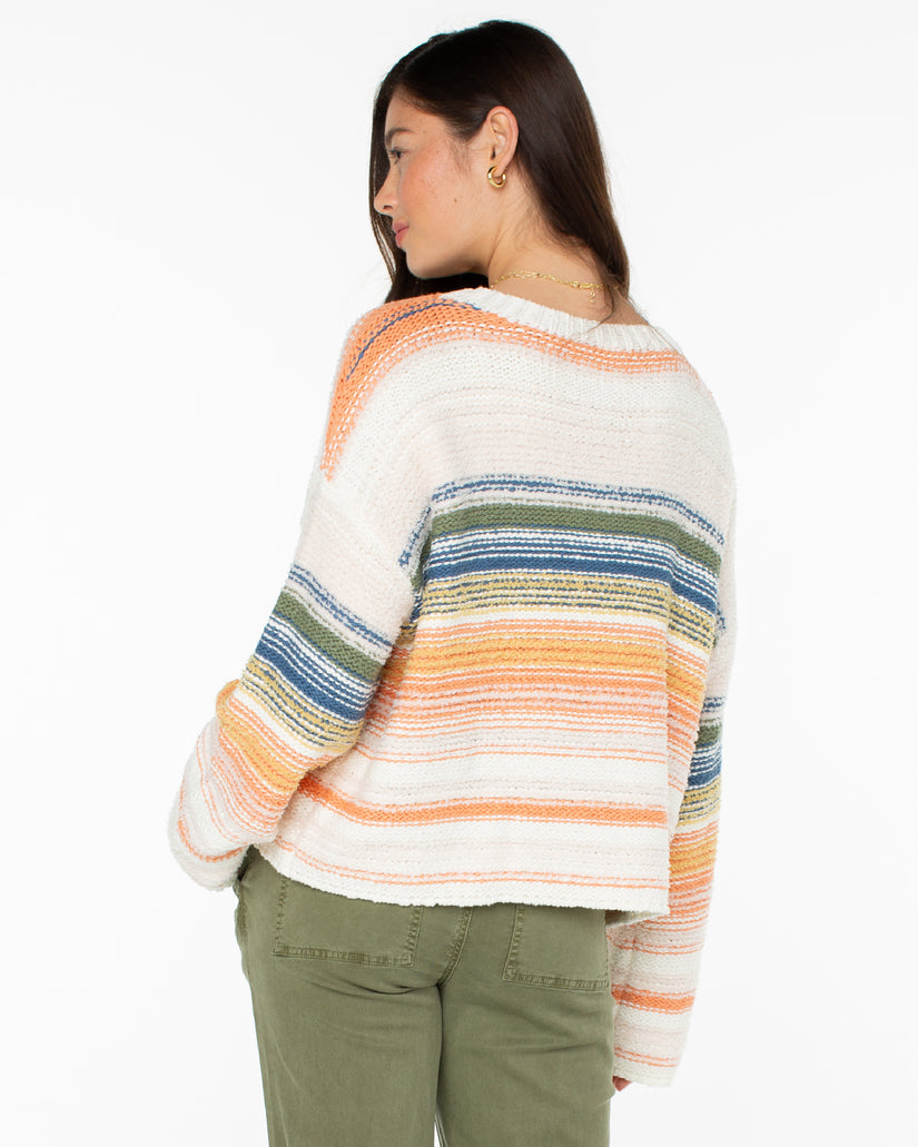 Women Roxy® Bread and Jam- Bright White Sweaters Multicolor | MVIA-14385