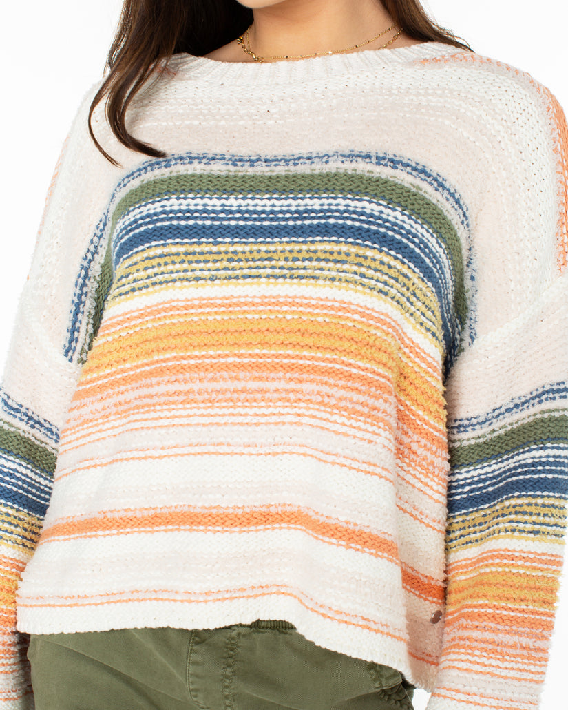 Women Roxy® Bread and Jam- Bright White Sweaters Multicolor | MVIA-14385
