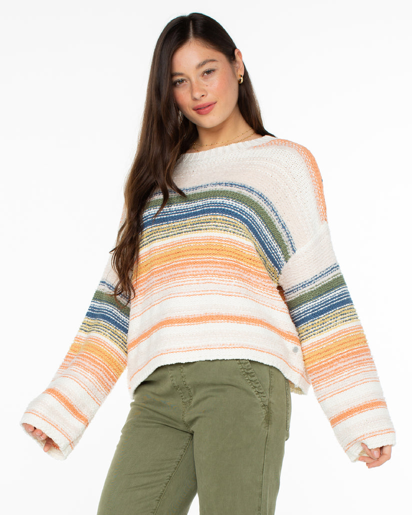 Women Roxy® Bread and Jam- Bright White Sweaters Multicolor | MVIA-14385