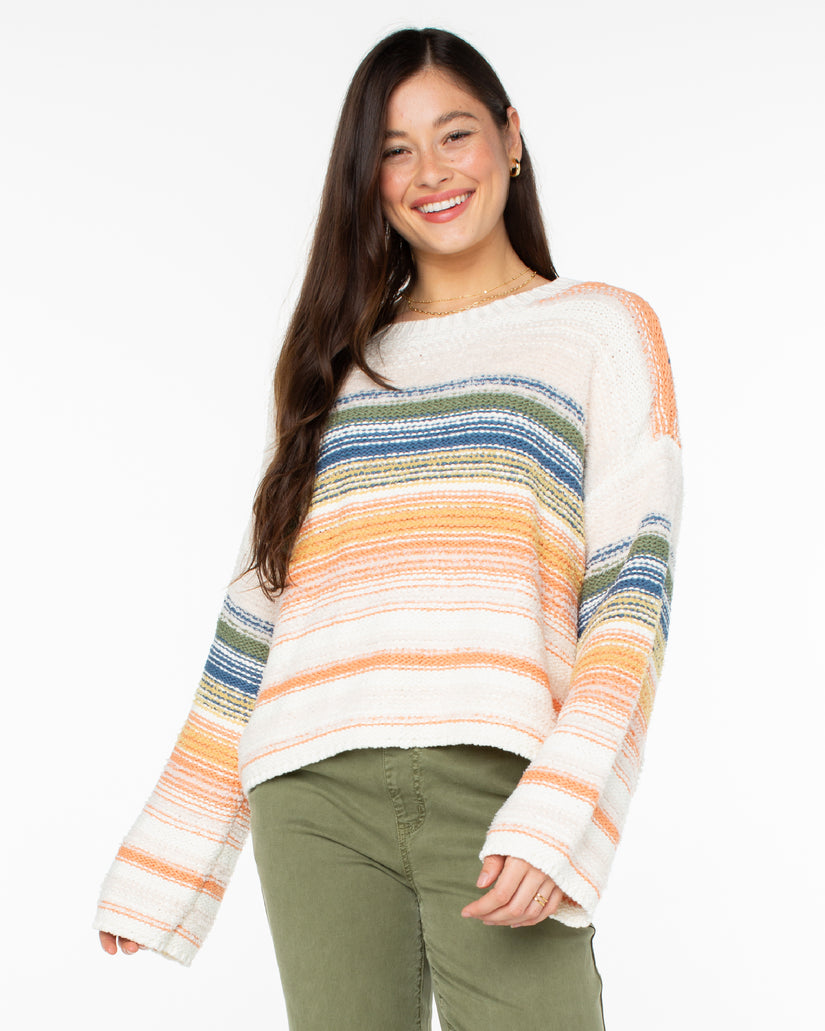 Women Roxy® Bread and Jam- Bright White Sweaters Multicolor | MVIA-14385