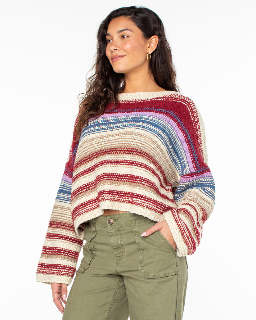 Women Roxy® Bread and Jam- Warm Taupe Sweaters Multicolor | SWEV-96073