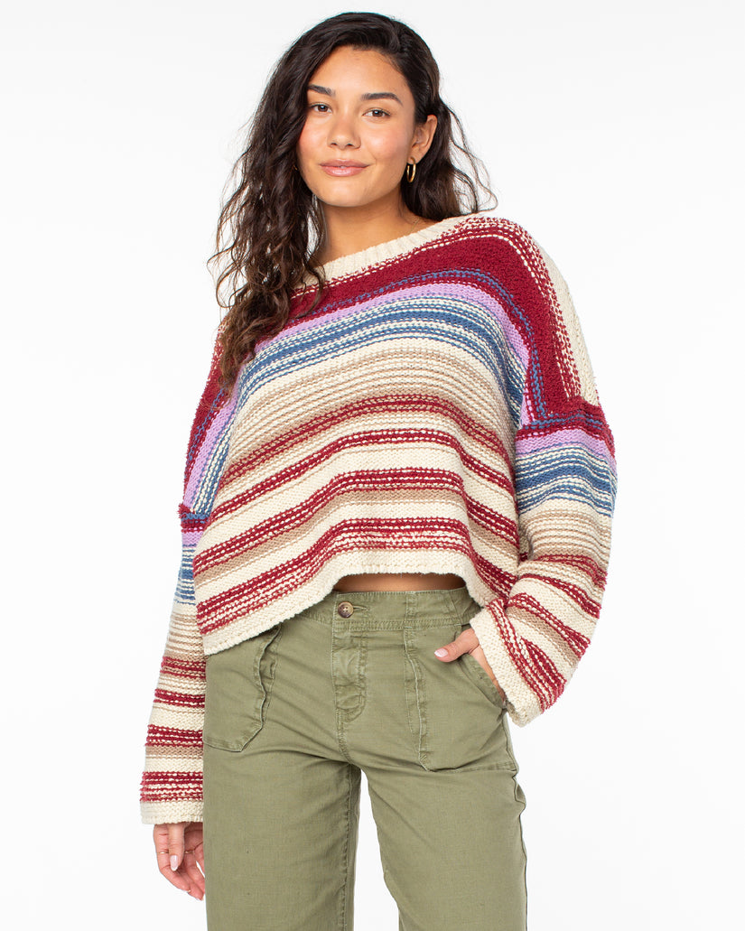 Women Roxy® Bread and Jam- Warm Taupe Sweaters Multicolor | SWEV-96073