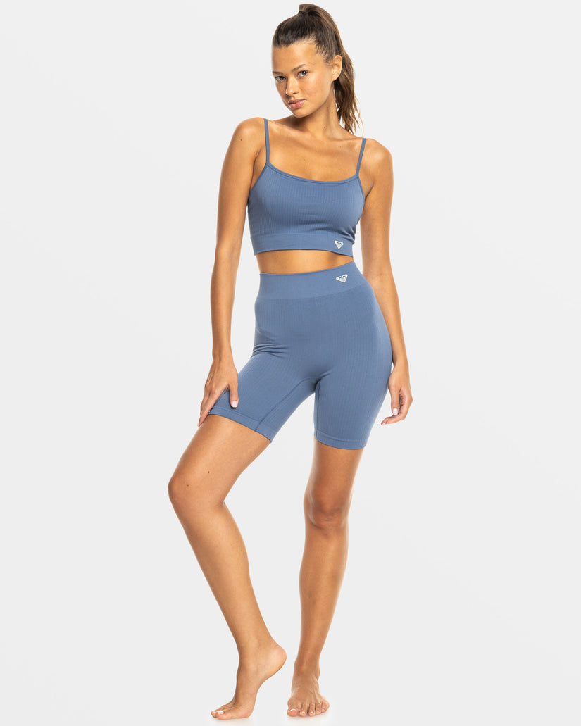 Women Roxy® Chill Out Biker Shorts Blue | IARO-97456