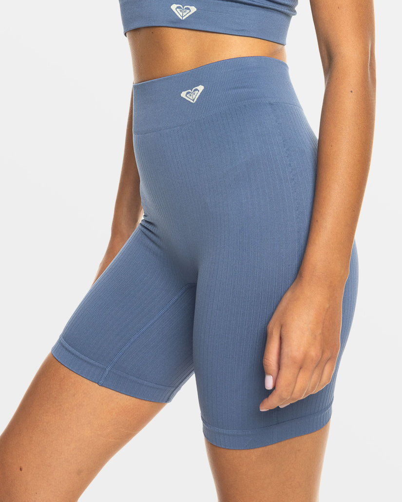 Women Roxy® Chill Out Biker Shorts Blue | IARO-97456