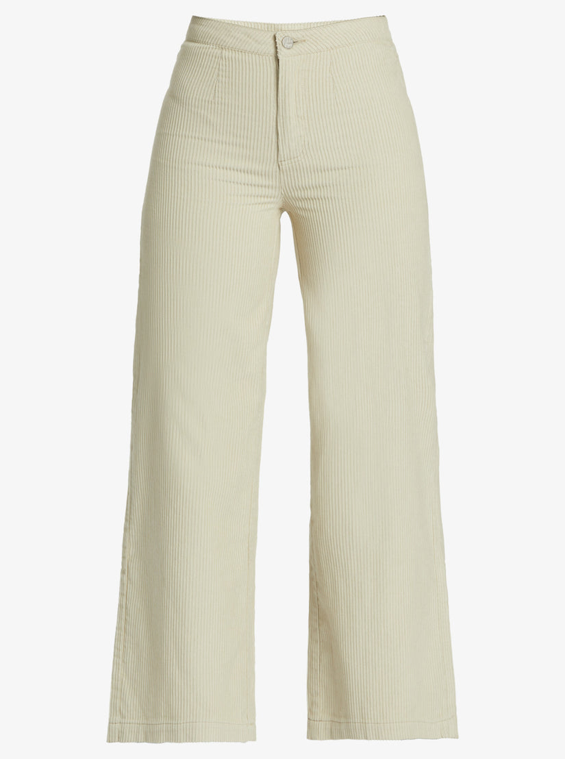 Women Roxy® Chloe Kim Corduroy Pants White | PKGO-08749