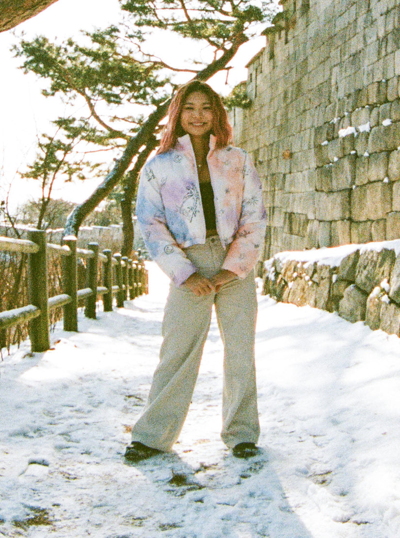 Women Roxy® Chloe Kim Corduroy Pants White | PKGO-08749