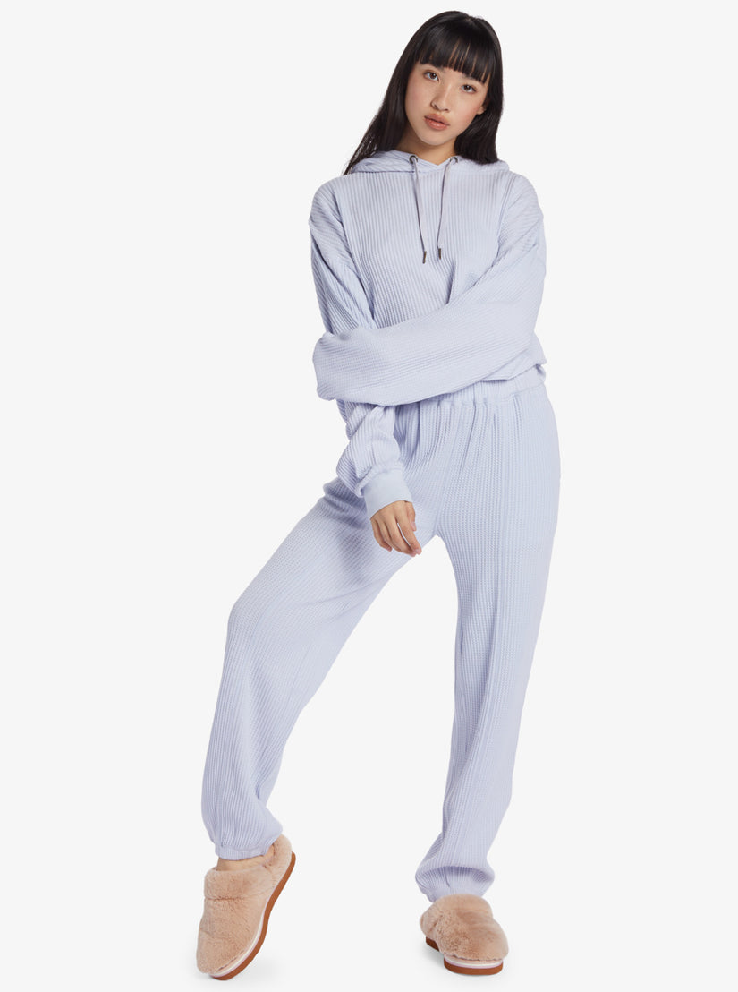 Women Roxy® Chloe Kim Off Duty Crop Hoodie Blue | YSVT-78364