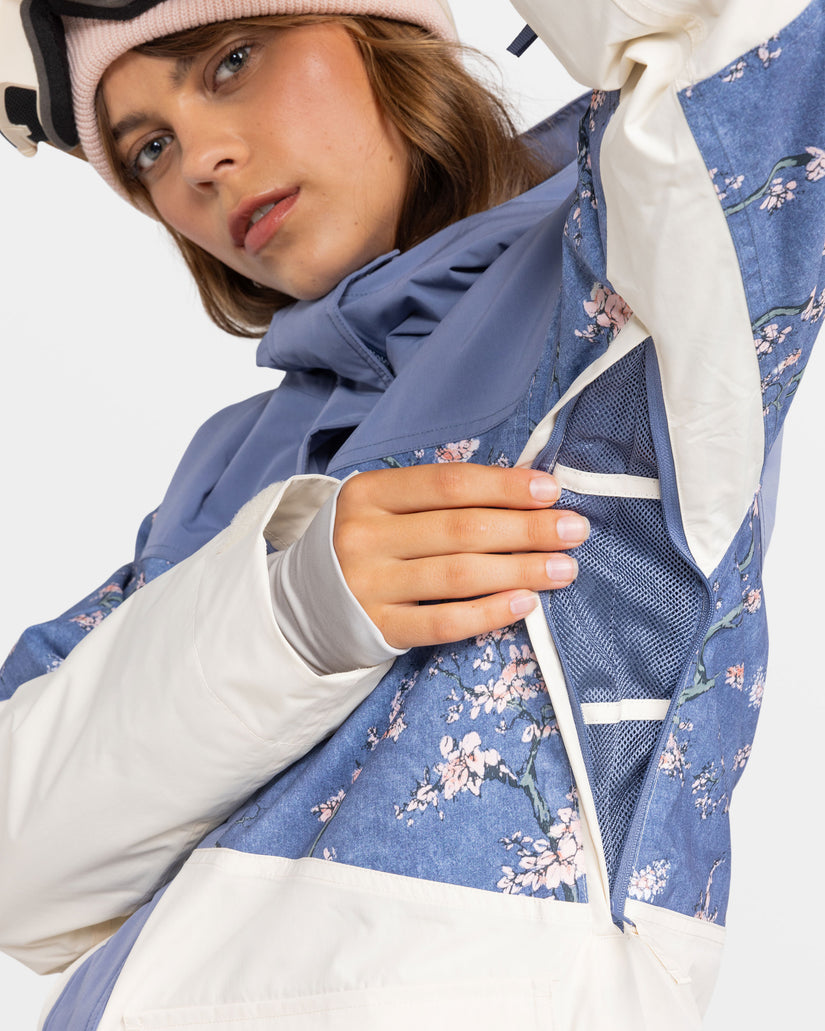 Women Roxy® Chloe Kim Parka Jackets Blue | BQUA-30519