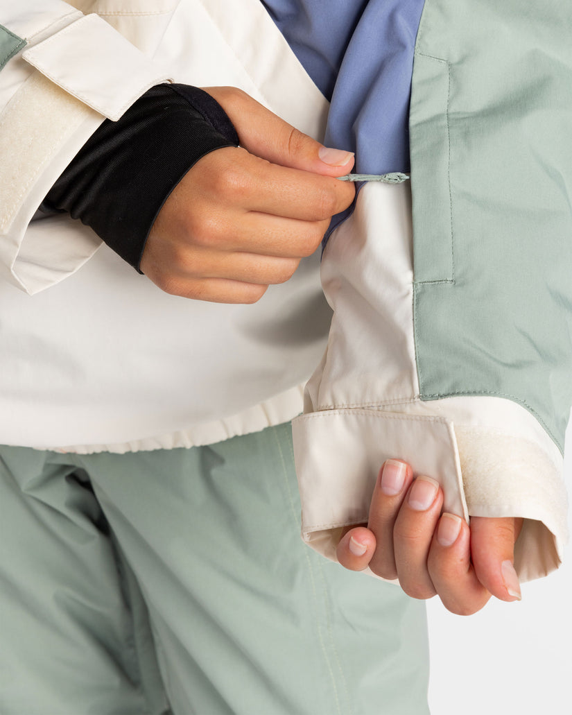 Women Roxy® Chloe Kim Snowboard Jackets White | NESY-97865