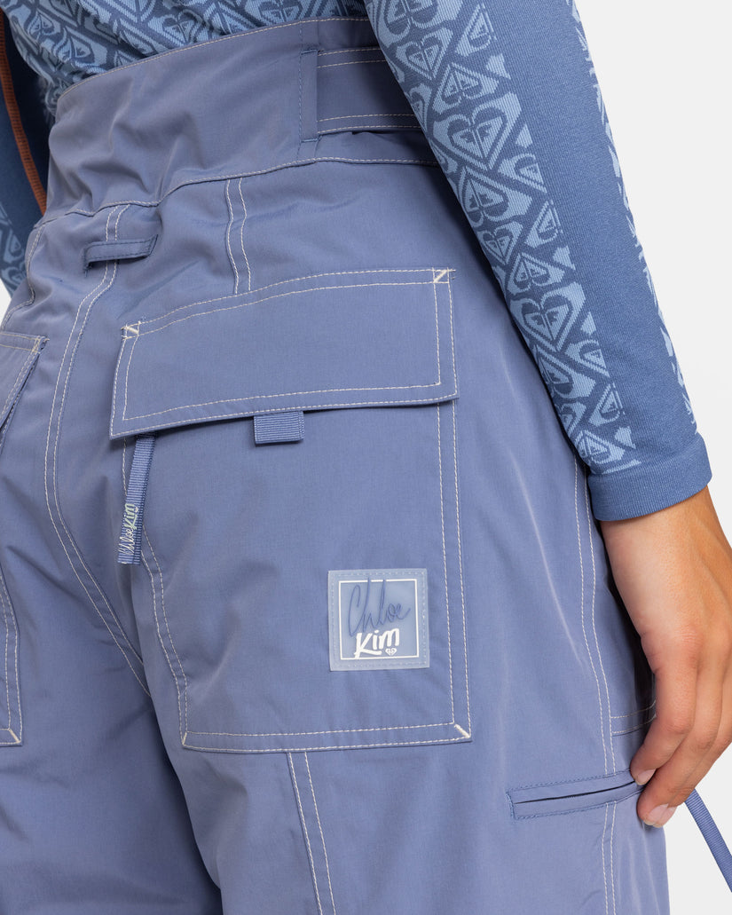 Women Roxy® Chloe Kim Snowboard Pants Blue | CZPG-20486