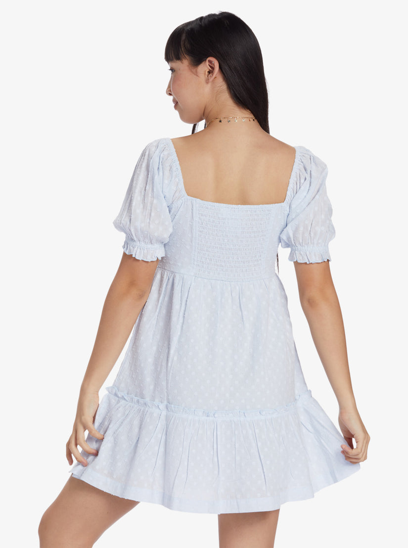 Women Roxy® Chloe Kim Venice Daydream Mini Dress Blue | TRZH-17986